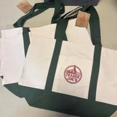 【限定新作】Trader Joe's 緑キャンパストート