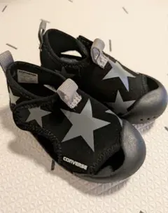 【converse】 コンバース　キッズサンダル【水陸両用】黒　14cm