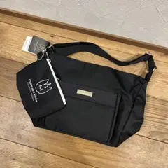 ナイロン ブラック ショルダーバッグ　メンズ　ヒロミチナカノ