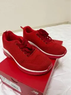 値下げました‼️23cmレッドスニーカー