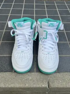 NIKE AIR FORCE 1 MID ホワイト グリーンのサムネイル
