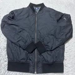 黒 MA-1ジャケット ナイロン製