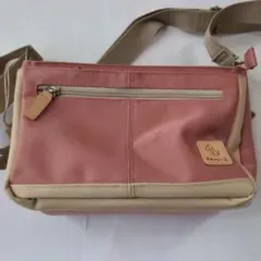 【person's】パーソンズ ショルダーバッグ ピンク＆ベージュのサムネイル