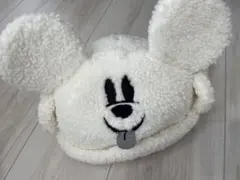 ディズニーハロウィン 2023 ゴースト ミッキー　帽子 ボア