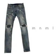 mnml ストレッチデニムパンツ eyden着用 サイズ30 早期購入値下げ 