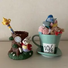 アリス　まとめ売り　グッズ　置物　フィギュア　ディズニー　ツムツム　白うさぎ