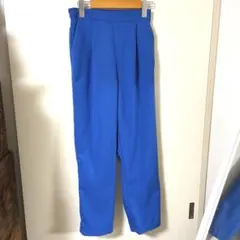 未使用に近い　ブルー　レディースパンツ
