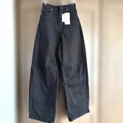 【タグ付き】KOBELETTUCEヘビーツイルカーブパンツ　ブラック