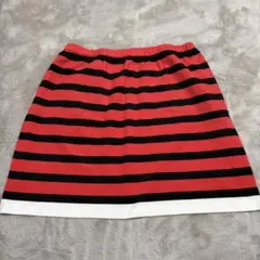 LANVIN SPORT ゴルフ　ボーダー　スカート　38のサムネイル