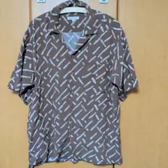 GLOBAL WORK オープンカラーレーヨンシャツ S 半袖シャツのサムネイル