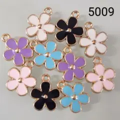 【商品番号5009】10こ♡フラワーチャーム♡お花♡カラーMIX