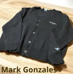 Mark Gonzales マークゴンザレス カーディガン ブラウン