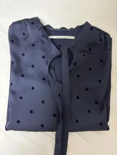 【ANGLOBAL SHOP】星柄 ボウタイブラウス