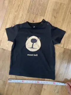 mont-bell クマ顔プリント Tシャツ 90cm