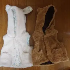 耳付きベビーベストセット