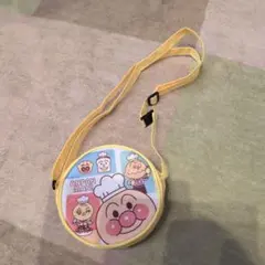 アンパンマン 丸型ポーチ イエロー