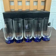 限定値下げ！昭和レトロ ピエールカルダン 脚付き タンブラー 5客セット 箱付き