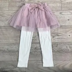 チュールスカート×スパッツ　100