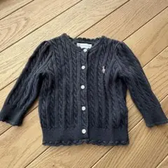 Ralph Lauren 6M ネイビー カーディガン