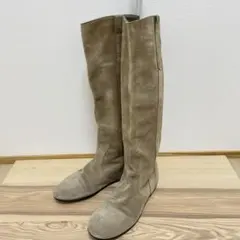 イタリア製 ファビオルスコーニ ロングブーツ スエード 36