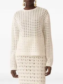 定価14万 FABIANA FILIPPI 25AW オープンニット カシミヤ混のサムネイル