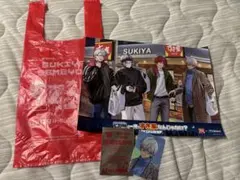 すき家 にじさんじコラボ せめ4 トレーシート オリジナルカード テイクアウト袋