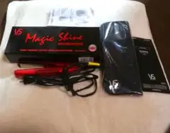 VS Magic Shine ストレートヘアアイロン 赤　vss-3000/RJ