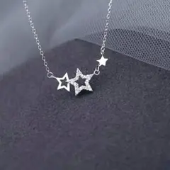【新品・匿名配送・送料無料】お星さま　ジルコニア　ネックレス　レディース