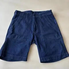 コムデギャルソン ジュンヤワタナベマン 綿麻 デニムショートパンツ