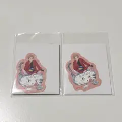 ハイキュー 夜久衛輔 トレーディングステッカー ジャンフェス 2枚セット