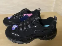Skechers D'Lites スケッチャーズ　ブラック 厚底 スニーカー