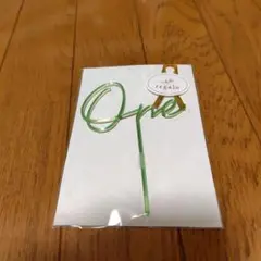 ケーキトッパー One 緑色