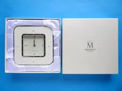 ミキモト MIKIMOTO　卓上時計 置き時計　アラーム機能付き