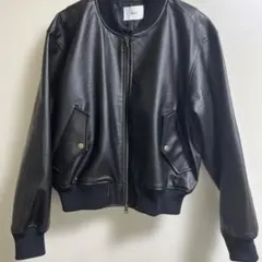 新品⭐︎MA-1レザージャケット　Sサイズ