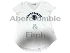 Abercrombie&Fitch アバクロ ロゴTシャツ 半袖 ホワイト S