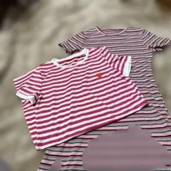 SHEIN Dazy ストライプ　半袖ワンピースSサイズ　2枚おまとめ