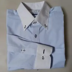 ORIHICA ストライプ 長袖ワイシャツ L