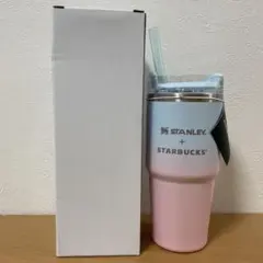 スターバックス3WAYタンブラーSTANLEY ペールピンクグラデーション