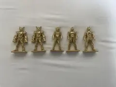 ゴールド フィギュア 5体セット