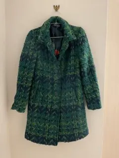 Desigual 花柄裏地 ロングコート