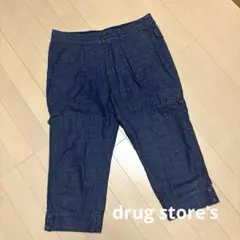 drug store's ドラッグストアーズ　デニムハーフパンツ　薄手　Fのサムネイル