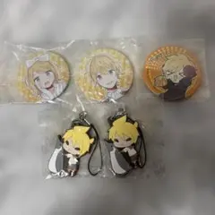 鏡音リン レン缶バッジ 知梨ver. 96猫缶バッジ ラバーストラップ　Yおじ