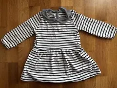 プチバトー　ボーダーワンピース