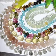 h*へ様 クリスマスセール✨天然石ビーズの豪華なセットg15