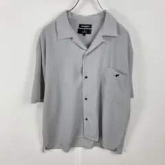 訳有美品KANGOL×MONO-MART リラックスオープンカラー半袖シャツ Lのサムネイル