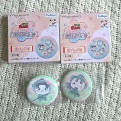 忍たまま乱太郎 ふんわり桜もちぴこの段 缶バッジ 立花仙蔵 潮江文次郎