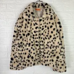 【極美品】HELLO SISTER ダルメシアン柄 フェイクファーコート