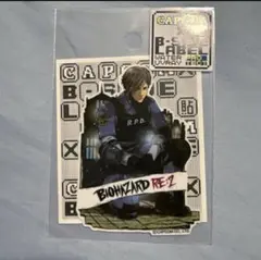 レオン リアル バイオハザードRE:2 ステッカー B-SIDE LABEL