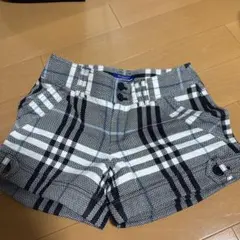 BURBERRYブルーレーベル チェック柄ショートパンツ