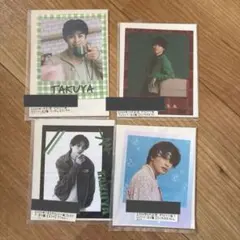 超特急 タクヤ スクラッチ ポラロイド風ブロマイド 4種セット まとめ売り 新品